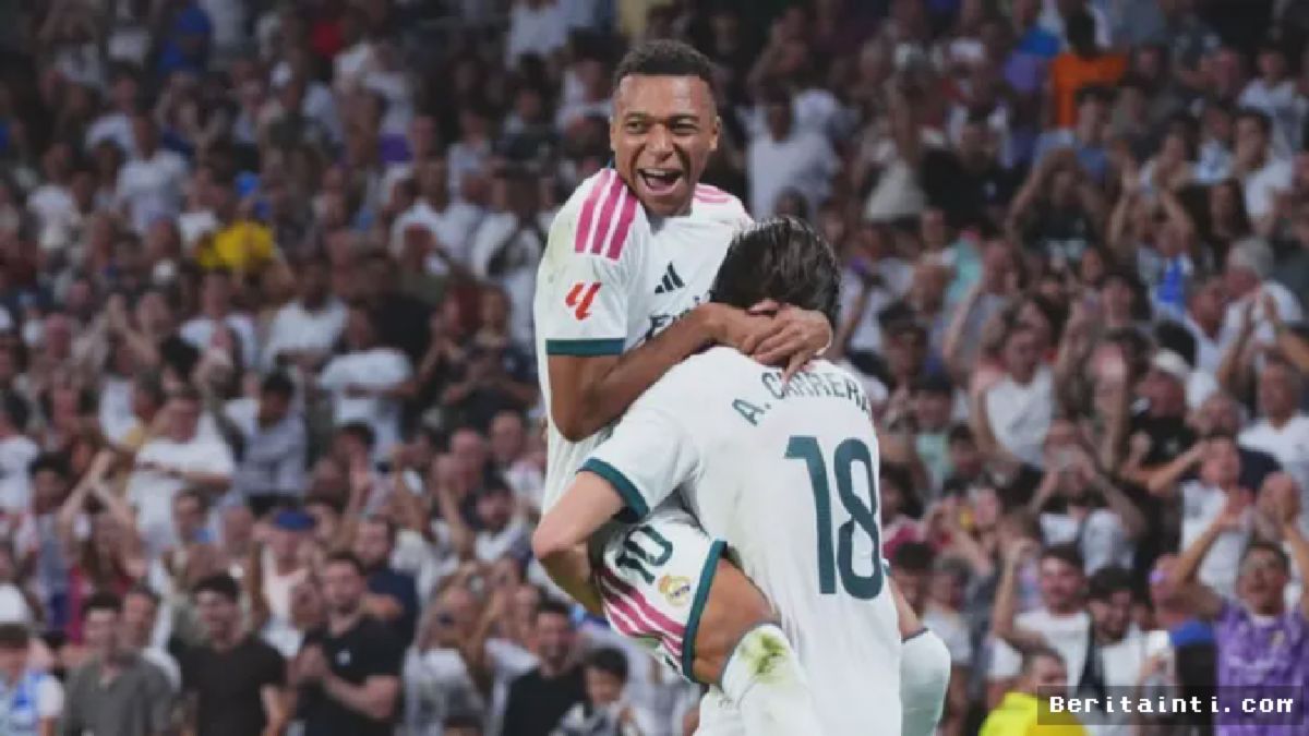 Real Madrid Tumbangkan Rayo Vallecano, Kylian Mbappe Tampil Gemilang