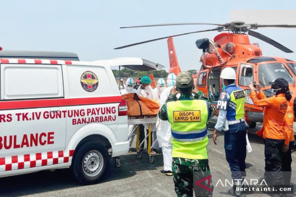 BANJARBARU — Lanud Sjamsudin Noor Jadi Pusat Evakuasi Udara Kapal Virgo