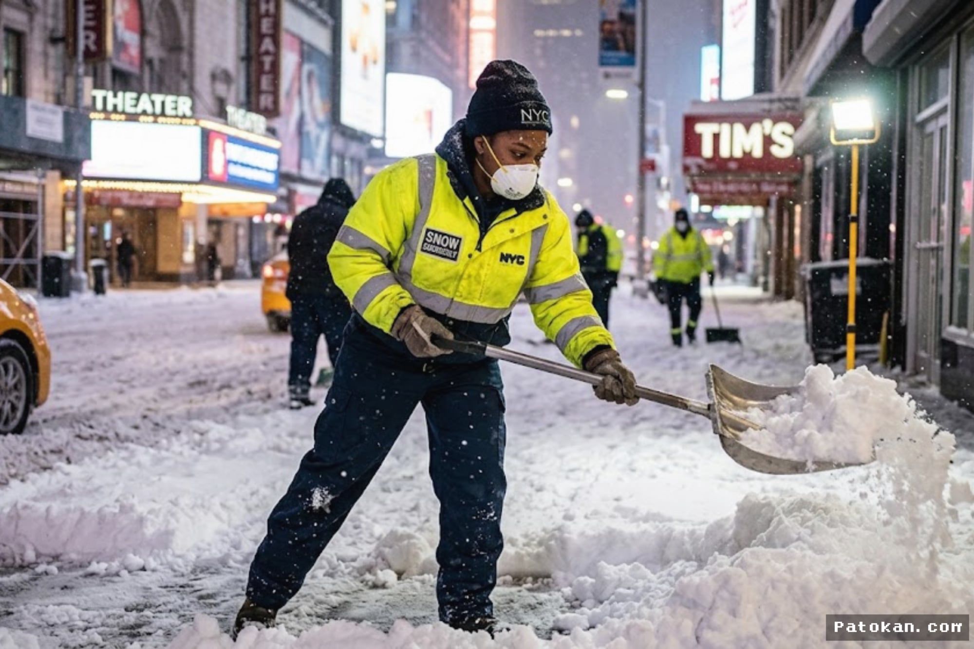 NYC — Wali Kota Mamdani Naikkan Upah Pekerja Salju Jadi $30