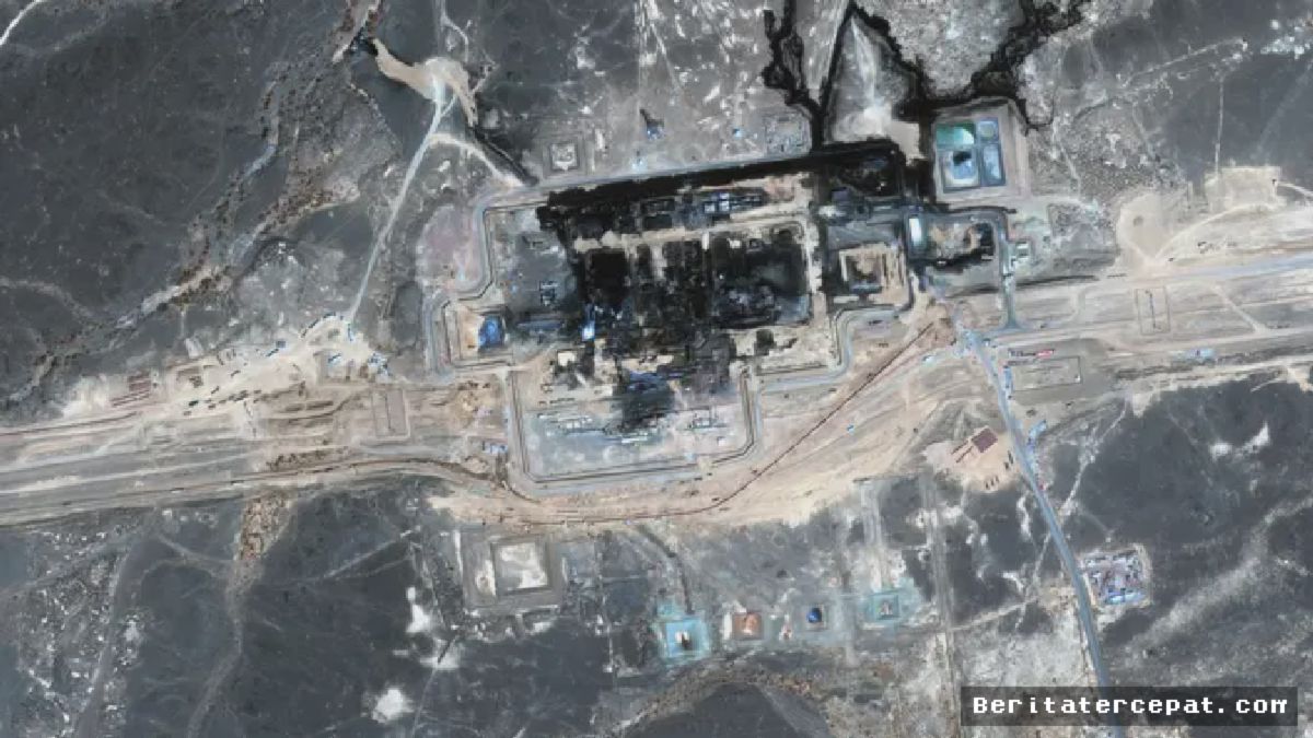 ARAB SAUDI — Pipa Minyak East-West Diserang Drone, Satelit Ungkap Kerusakan