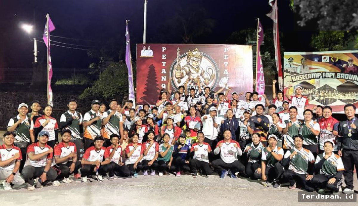 BADUNG — Tim Petanque Badung Borong Gelar Juara Kejuaraan Piala Bupati