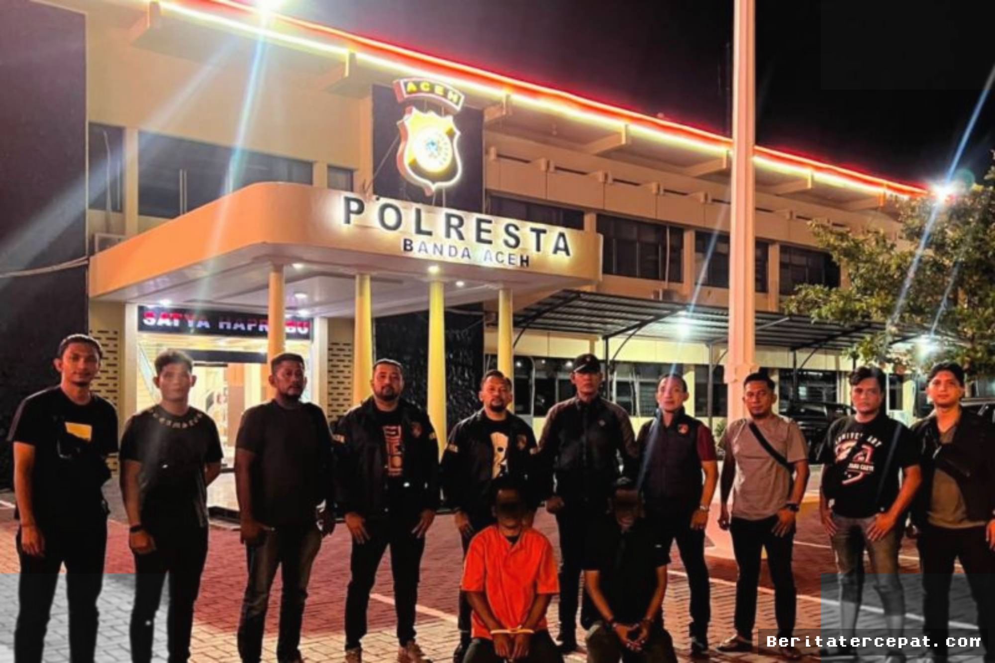 Polresta Banda Aceh Tangkap Pelaku Penculikan Bersenjata Api