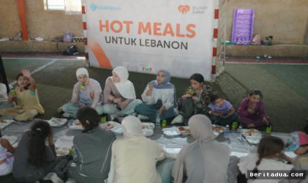 LEBANON — Rumah Zakat Distribusikan Makanan Hangat untuk 433 Anak Baalbek