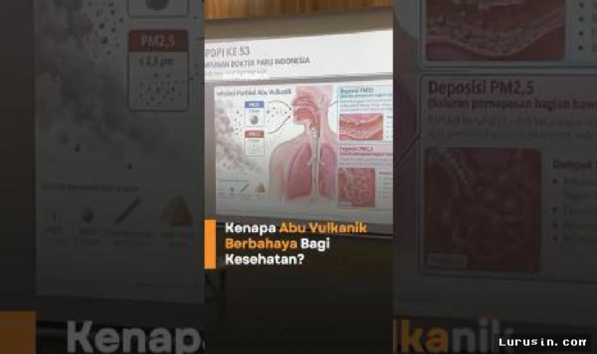 PDPI Peringatkan Bahaya Senyap Partikel Abu Vulkanik bagi Paru-Paru