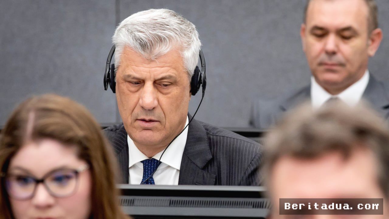 Mantan Presiden Kosovo Hashim Thaçi Divonis 25 Tahun Penjara Kasus Kejahatan Perang