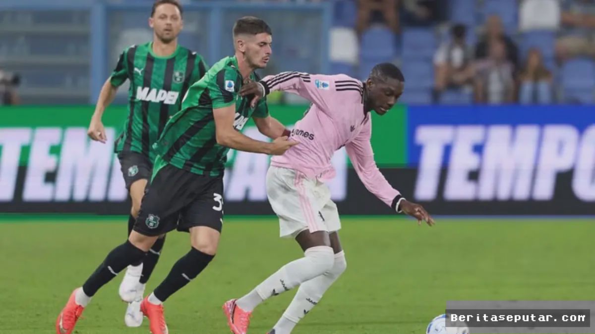 Serie A — Sassuolo Tumbangkan Juventus 3-2 Dalam Laga Dramatis