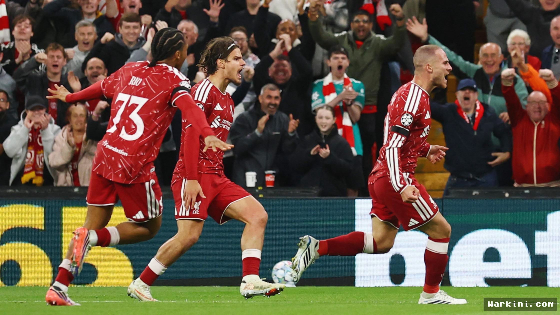 Liga Champions: Liverpool, Arsenal, dan Sporting Petik Kemenangan Perdana