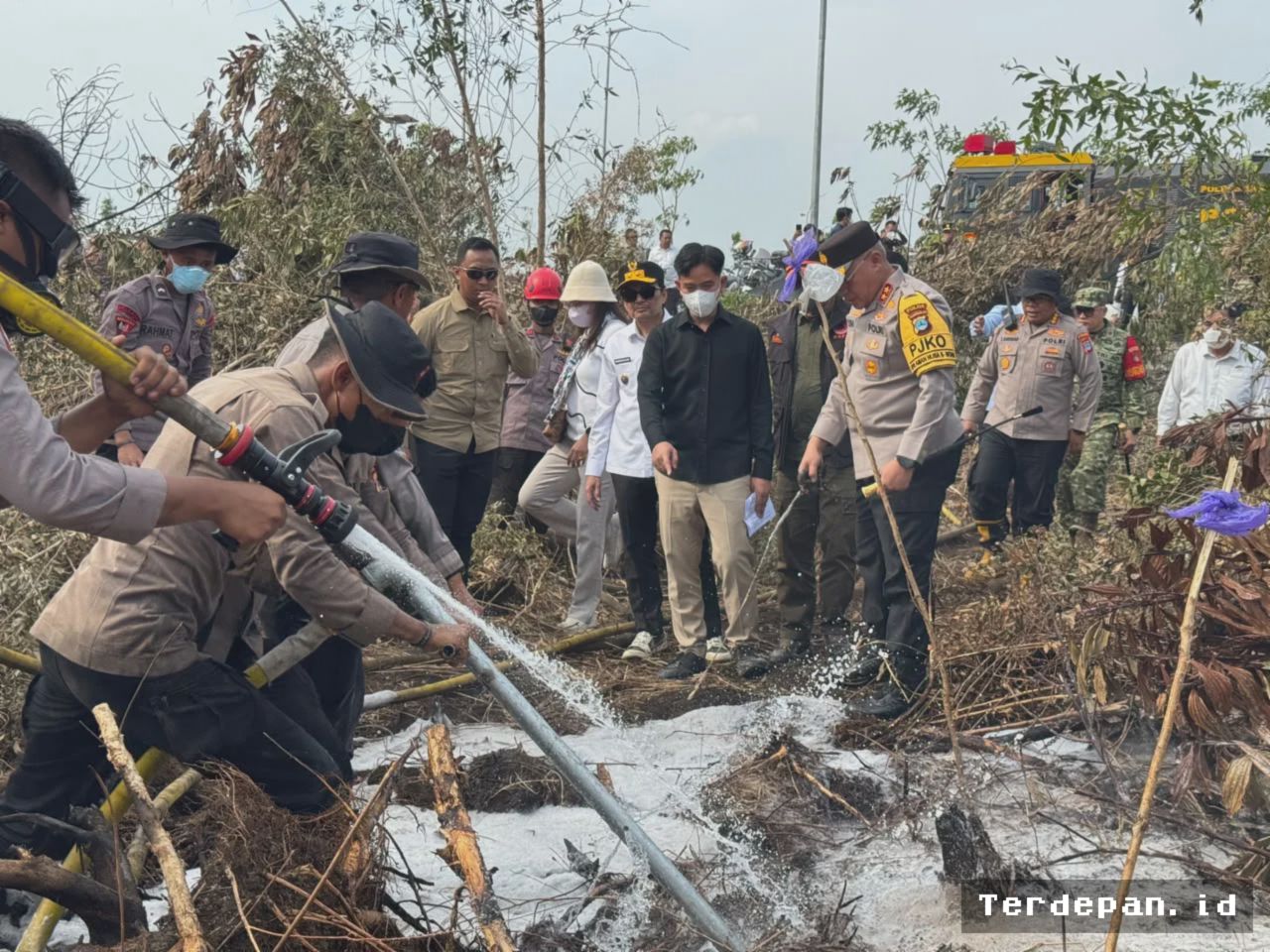Wapres Gibran Tinjau Penanganan Karhutla di Tiga Provinsi Kalimantan