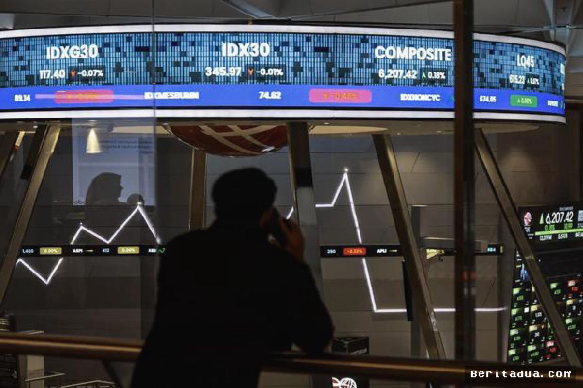 JAKARTA — IHSG Anjlok 1,33 Persen Diwarnai Transaksi Jumbo Saham VICI