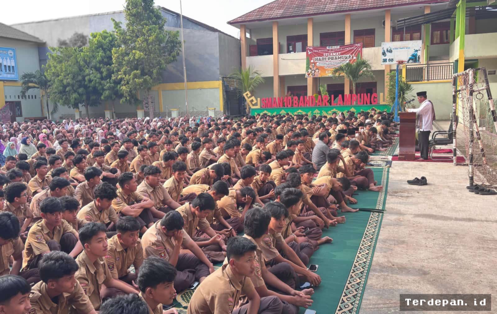 LAMPUNG — 300 Ribu Siswa Gelar Istisqa Saat PTM Kembali Dimulai