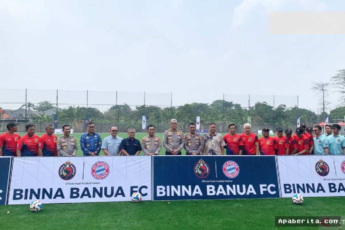 Binna Banua FC Resmikan Lapangan Sepak Bola Berstandar FIFA Pusdik Lantas