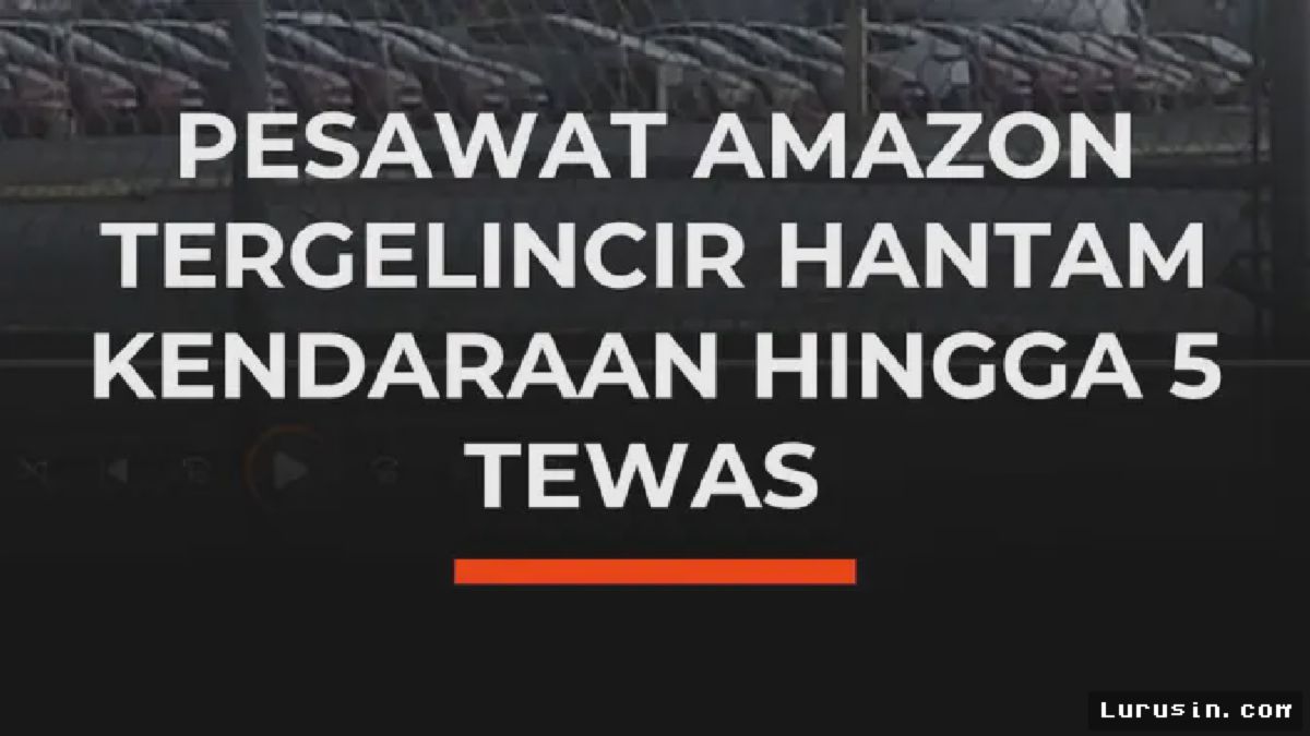 Pesawat Kargo Amazon Tergelincir di Miami, Lima Orang Tewas