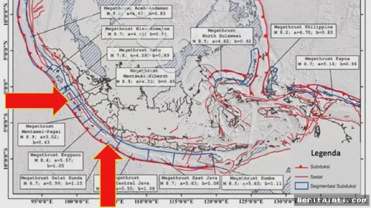 BMKG Mengingatkan Ancaman Gempa Megathrust Mentawai dan Sunda Tinggal Menunggu Waktu