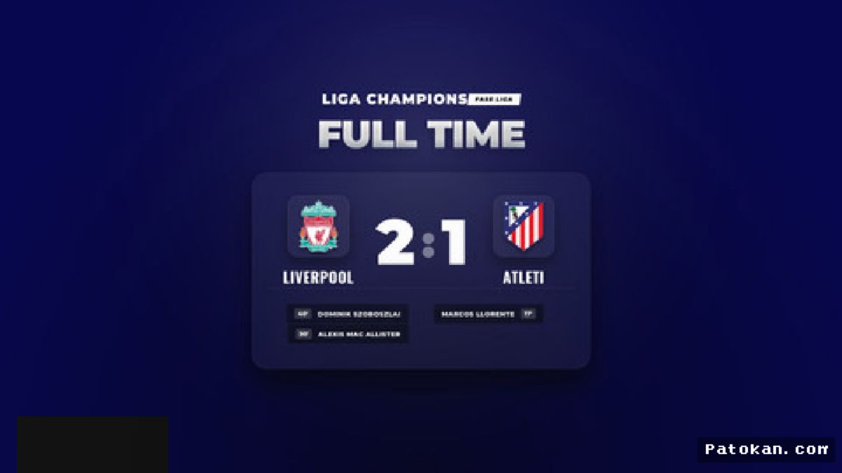 ANFIELD — Liverpool Tundukkan Atletico Madrid 2-1 di Liga Champions