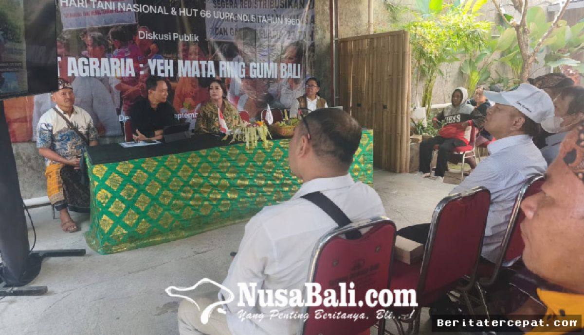 DENPASAR — Petani Bali Desak DPR Segera Sahkan RUU Reforma Agraria