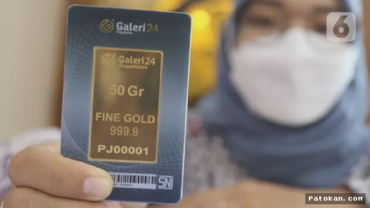 JAKARTA — Harga Emas Antam di Pegadaian Tembus Rp1 Juta per Gram