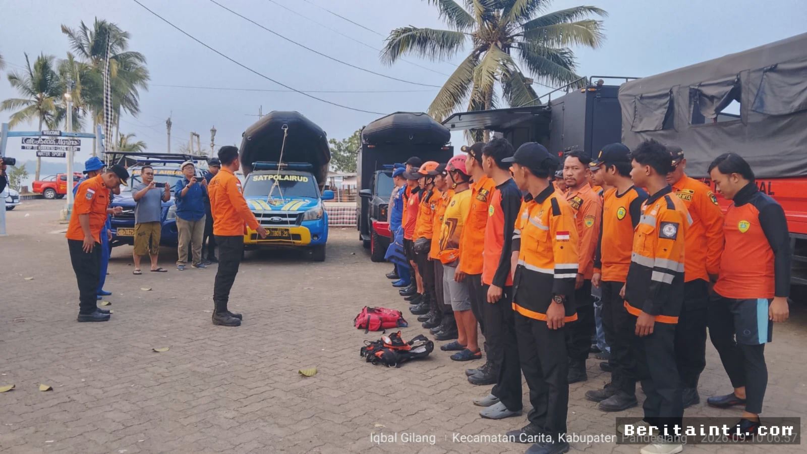Basarnas Temukan Jerigen Minyak dalam Pencarian Wartawan di Selat Sunda