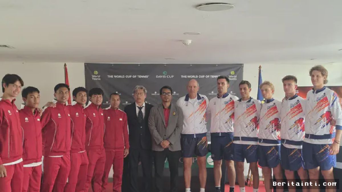 Tim Tenis Indonesia Bersiap Hadapi Rumania di Piala Davis