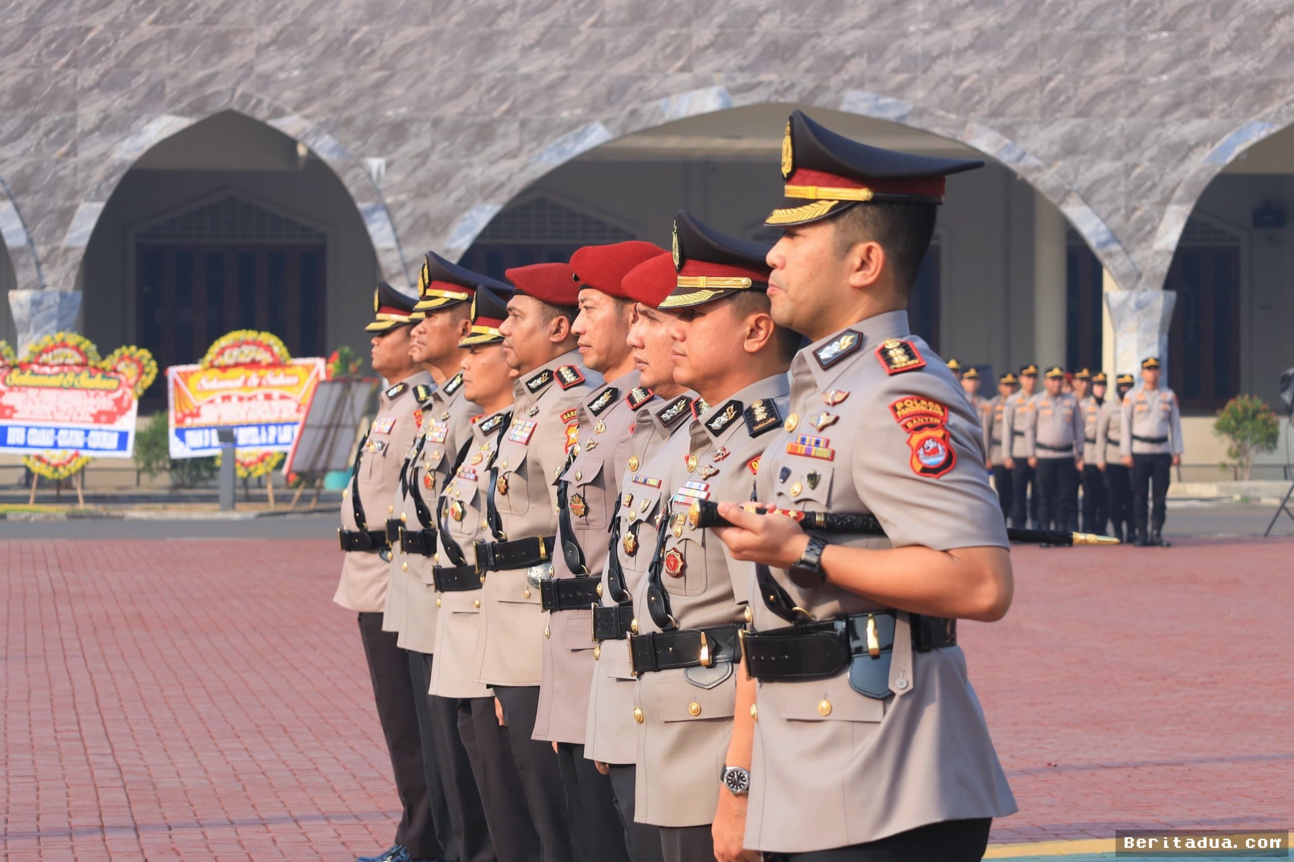 Polda Banten Rombak Lima Pejabat Utama Lewat Mutasi Rutin