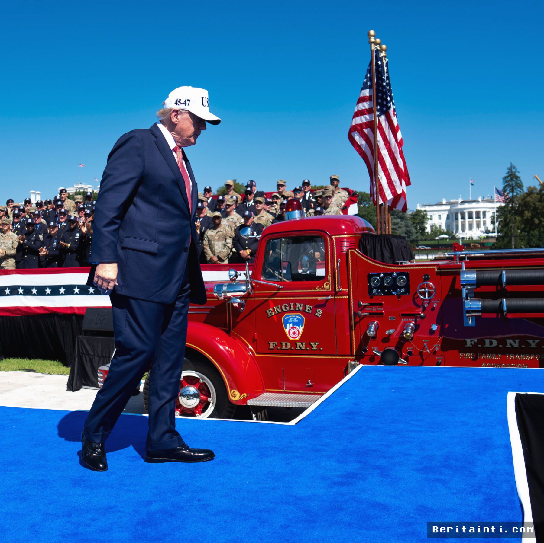 Trump Kembali Klaim Terjunkan Tim Relawan Pascateror 9/11