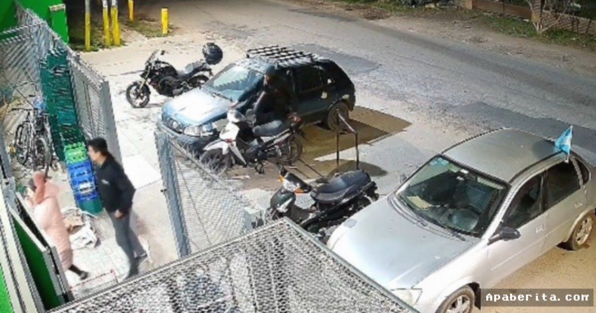 LA PLATA — Gagal Curi Motor, Pemuda Alami Patah Tulang Ditangkap Polisi