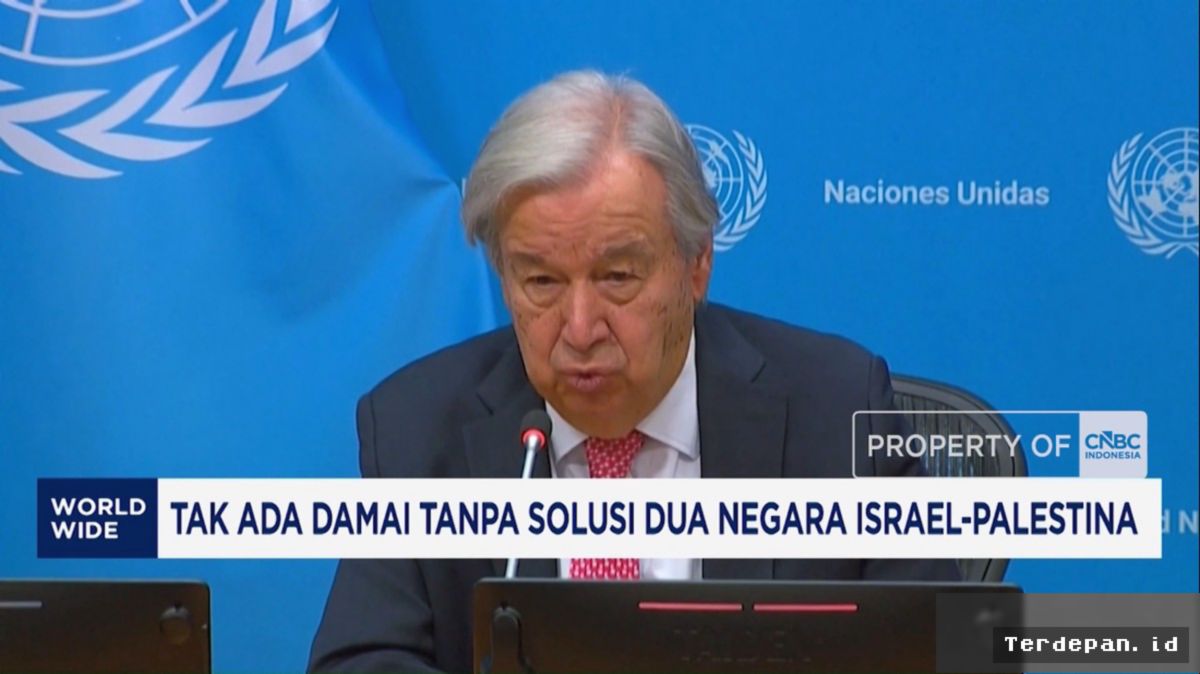 PBB Tegaskan Perdamaian Abadi Membutuhkan Solusi Dua Negara Israel-Palestina