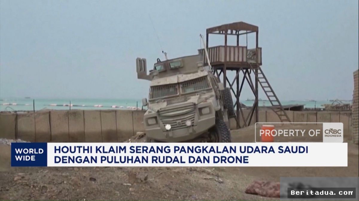 Houthi Gempur Pangkalan Udara Arab Saudi dengan Puluhan Rudal Balistik