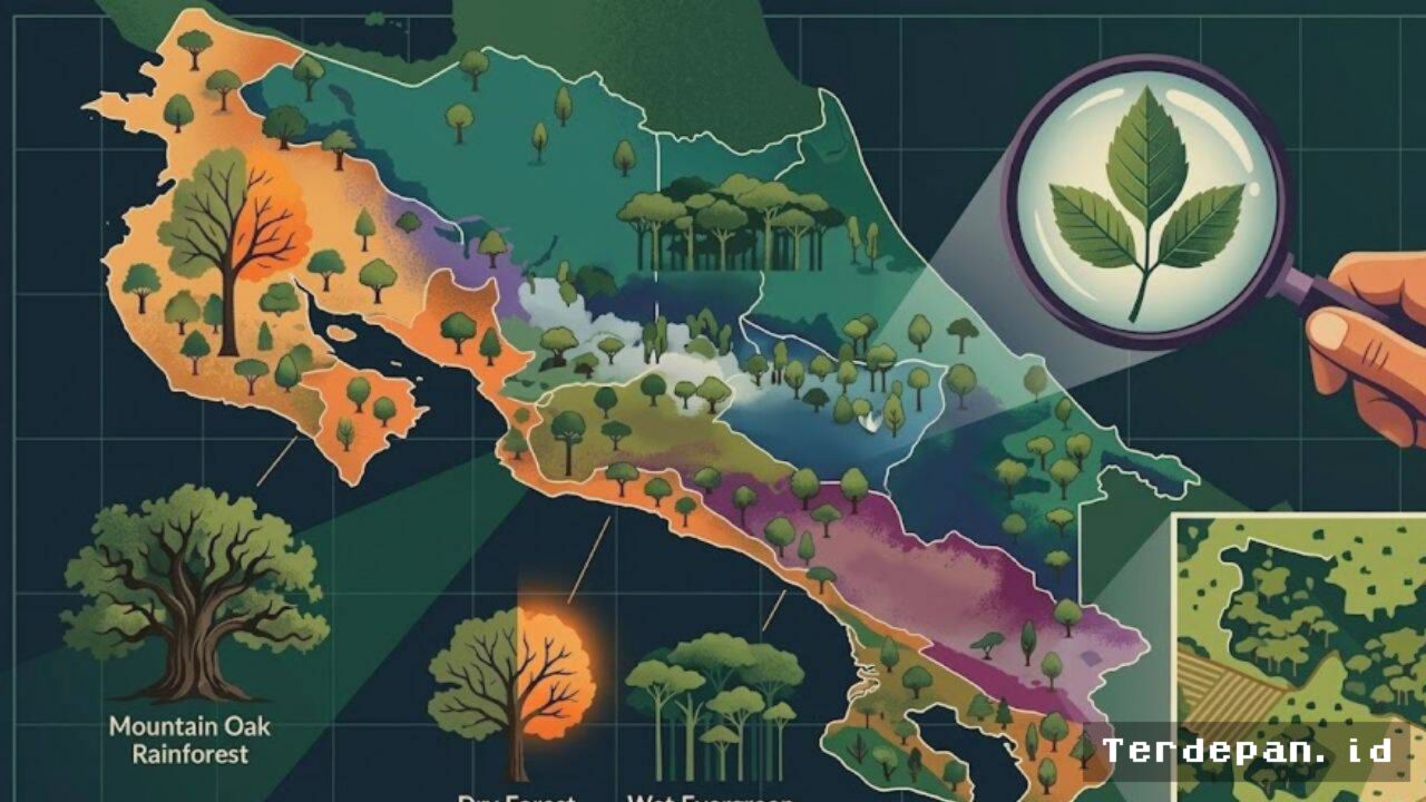 Kosta Rika Petakan 500 Spesies Pohon Dominan Demi Lindungi Hutan