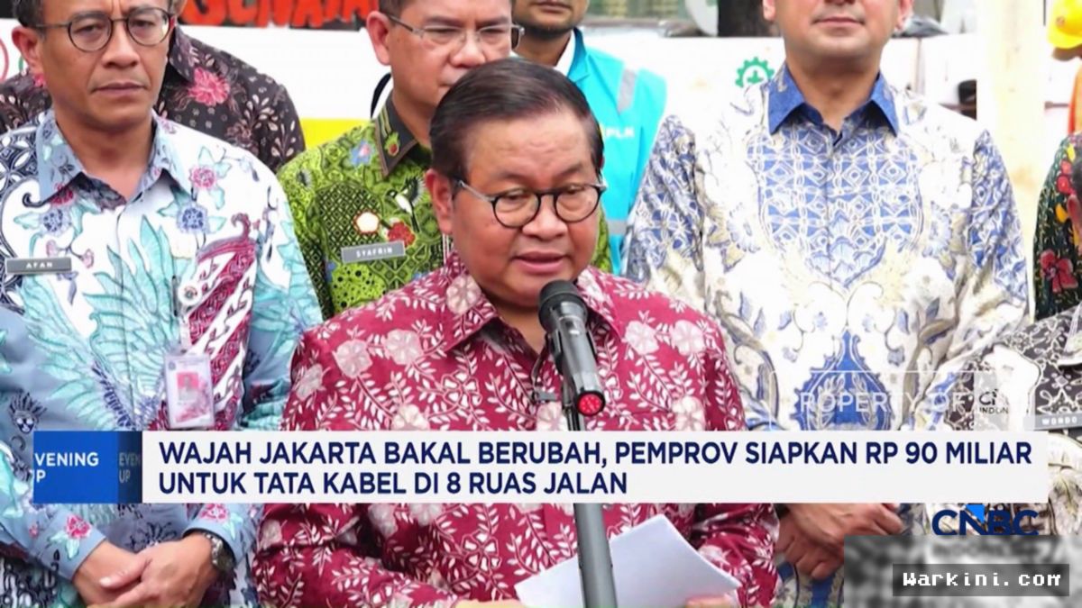 JAKARTA — Pemprov DKI Alokasikan Rp 90 Miliar Tertibkan Kabel Semrawut