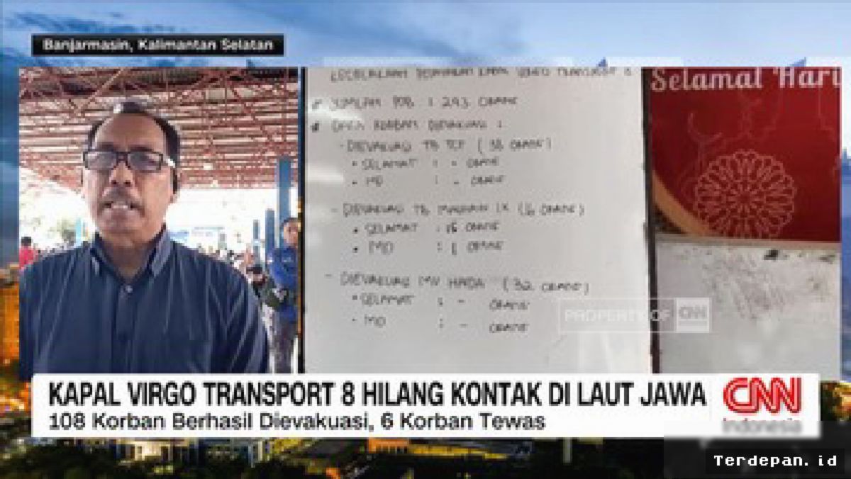 LAUT JAWA — Kapal Virgo Transport 8 Hilang Kontak, Tim SAR Dikerahkan