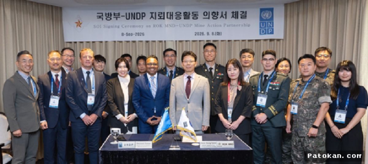 Korea Selatan dan UNDP Sepakati Kerja Sama Pembersihan Ranjau Global