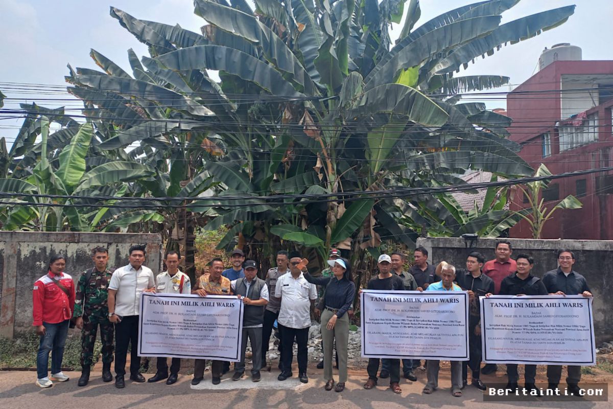 BPN Batalkan Sertifikat Ganda, Ahli Waris Sukamdani Kuasai Lahan Depok