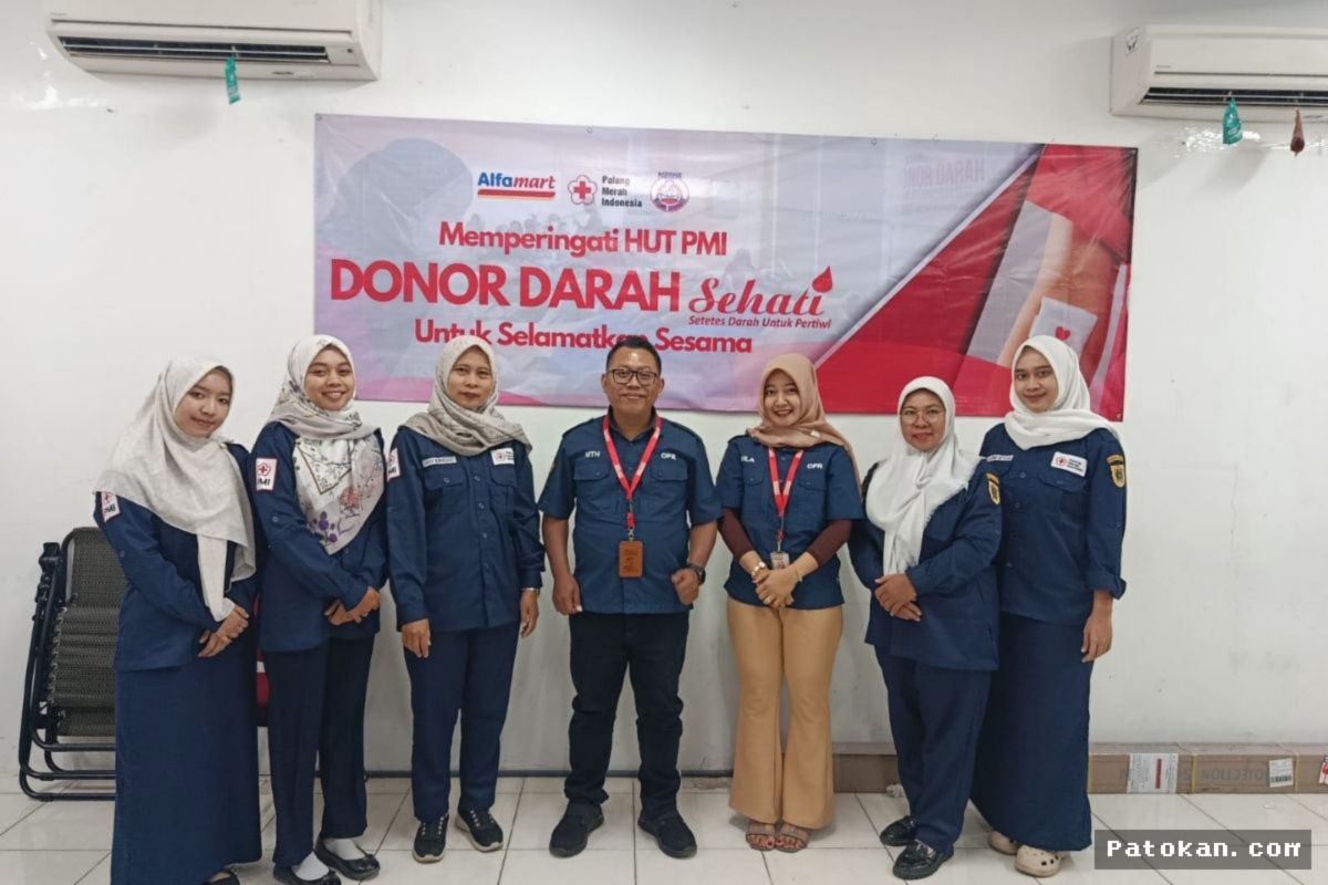Alfamart Gelar Donor Darah Serentak di 28 Lokasi Peringati HUT PMI