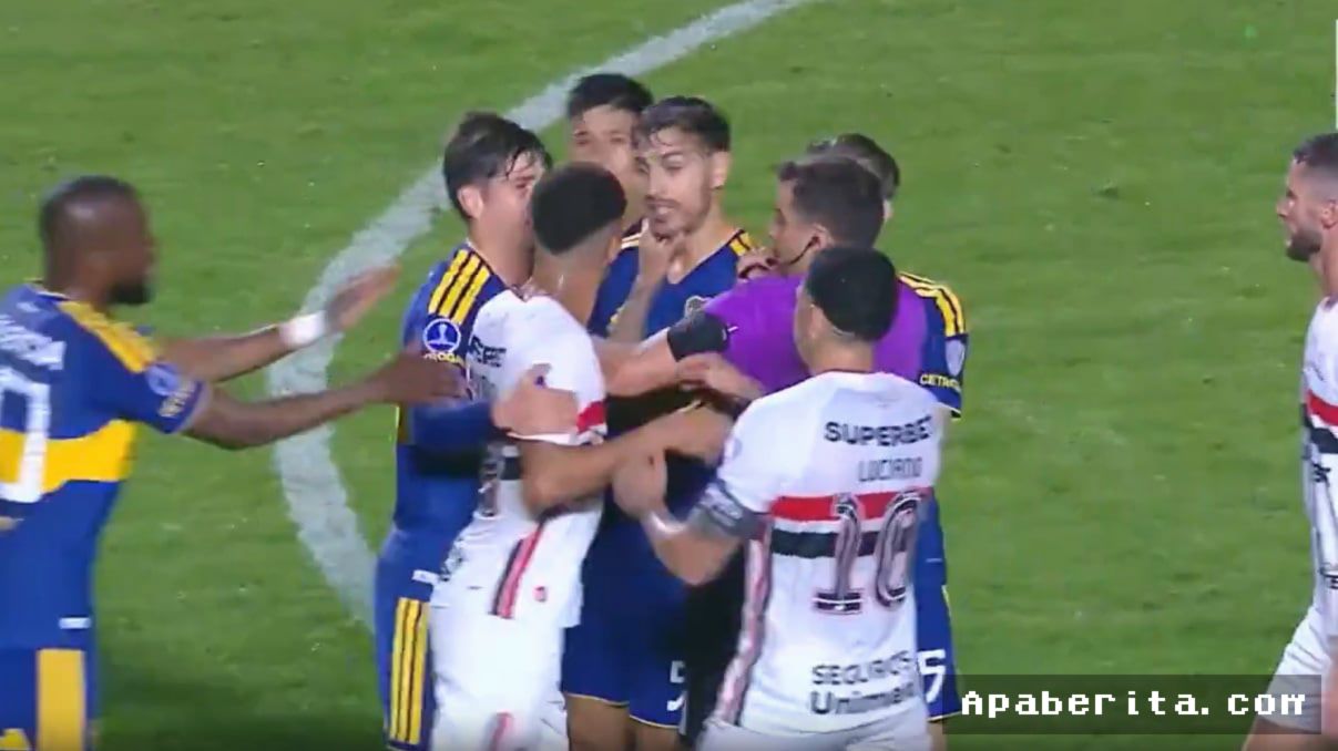 SAO PAULO — Kerusuhan Pecah di Morumbi Usai Boca Lolos Semifinal