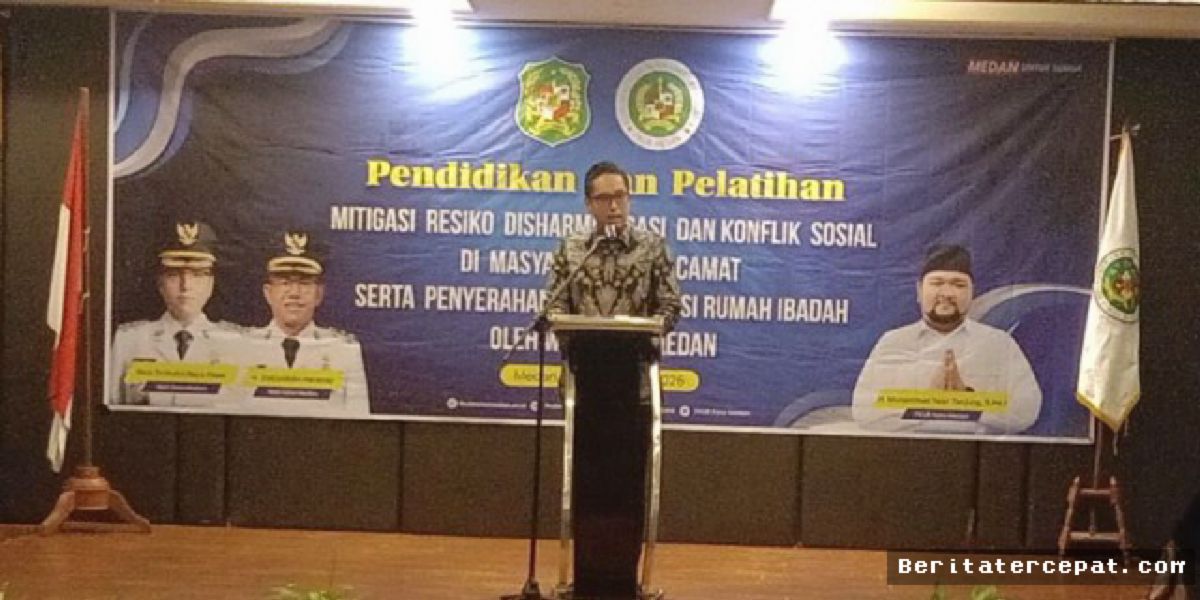 Rico Waas Tekankan Kerukunan Antarumat Beragama Kunci Medan Kondusif