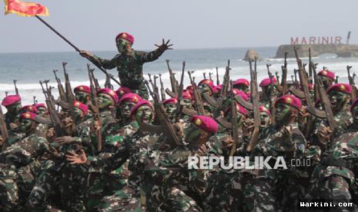 Lampung — Marinir Siagakan Ransus Damkar Hadapi Ancaman Karhutla
