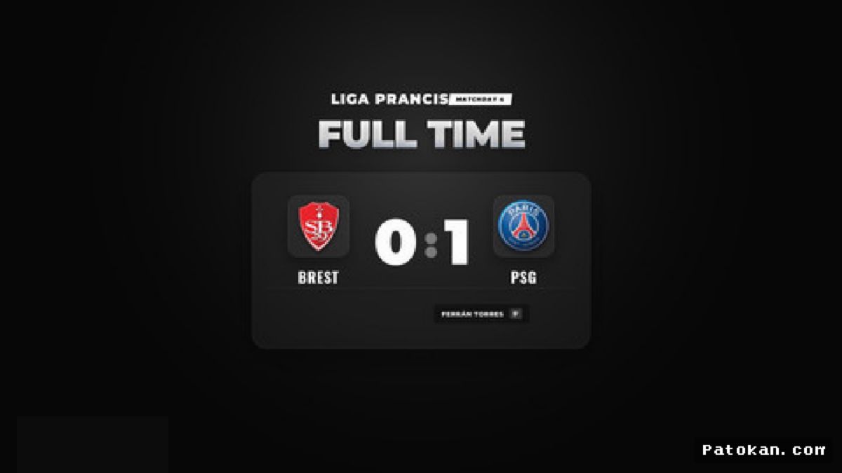 PSG Kalahkan Brest 1-0 Berkat Gol Cepat Ferran Torres