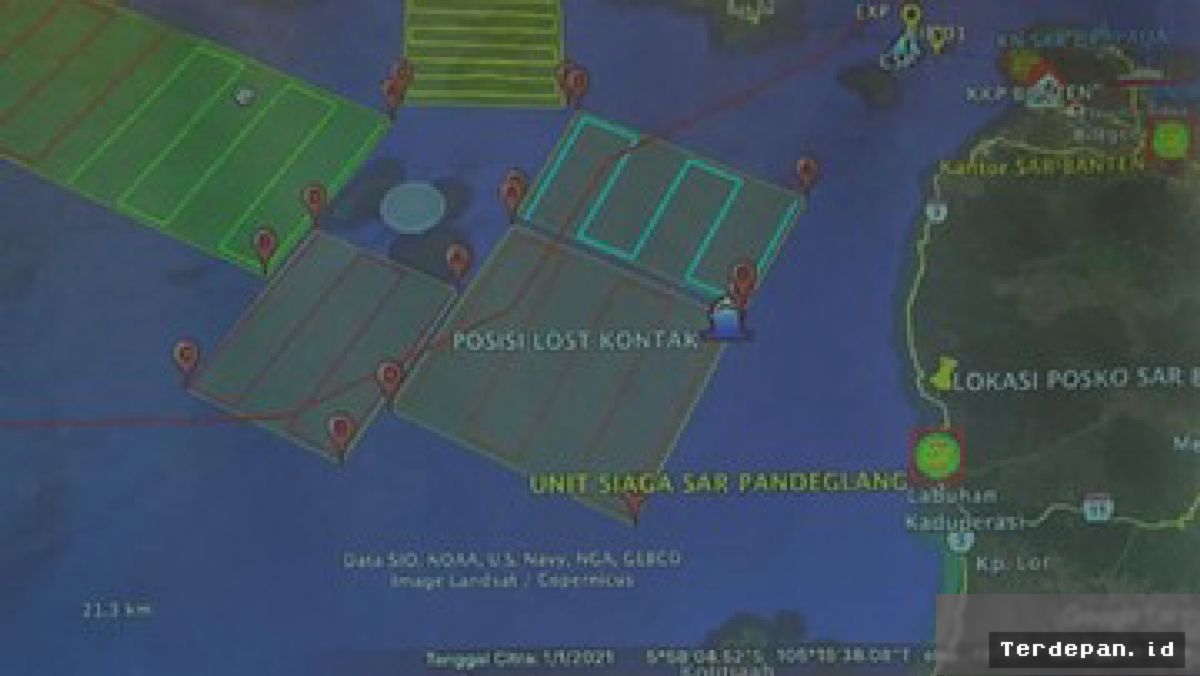 Tim SAR Sisir Selat Sunda Cari Lima Jurnalis Hilang Kontak