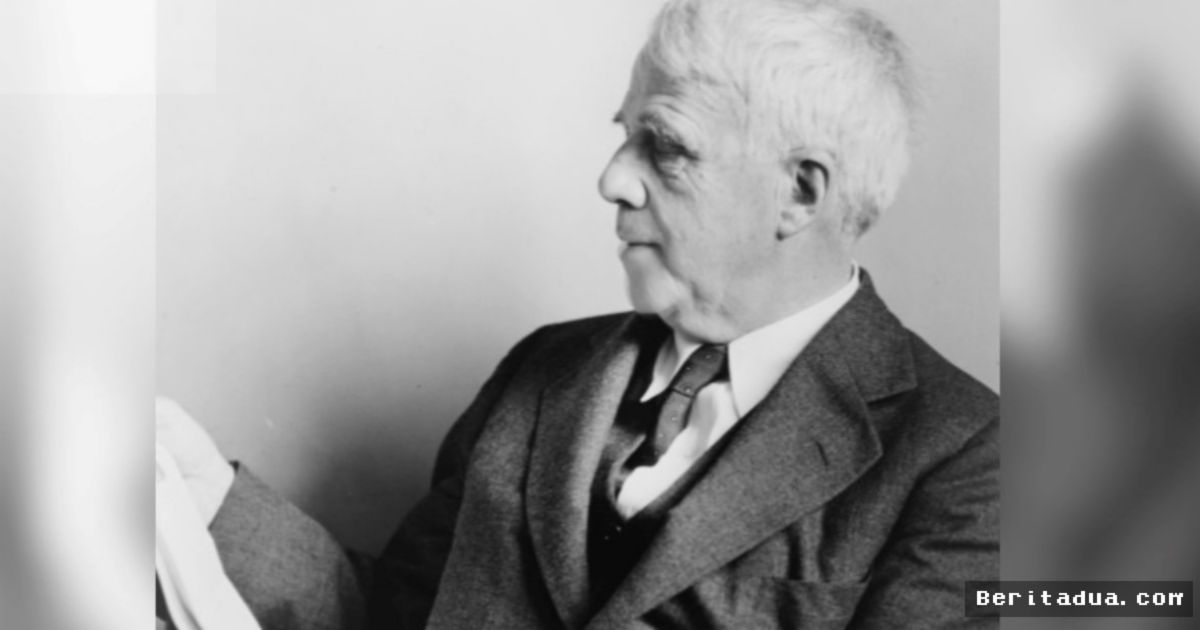 Robert Frost Ingatkan Pentingnya Menghadapi Krisis Lewat Karya Sastra Monumental