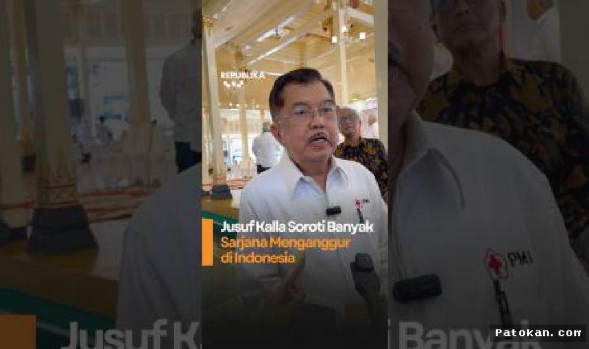 Jusuf Kalla Soroti Tingginya Angka Lulusan Sarjana Menganggur di Indonesia