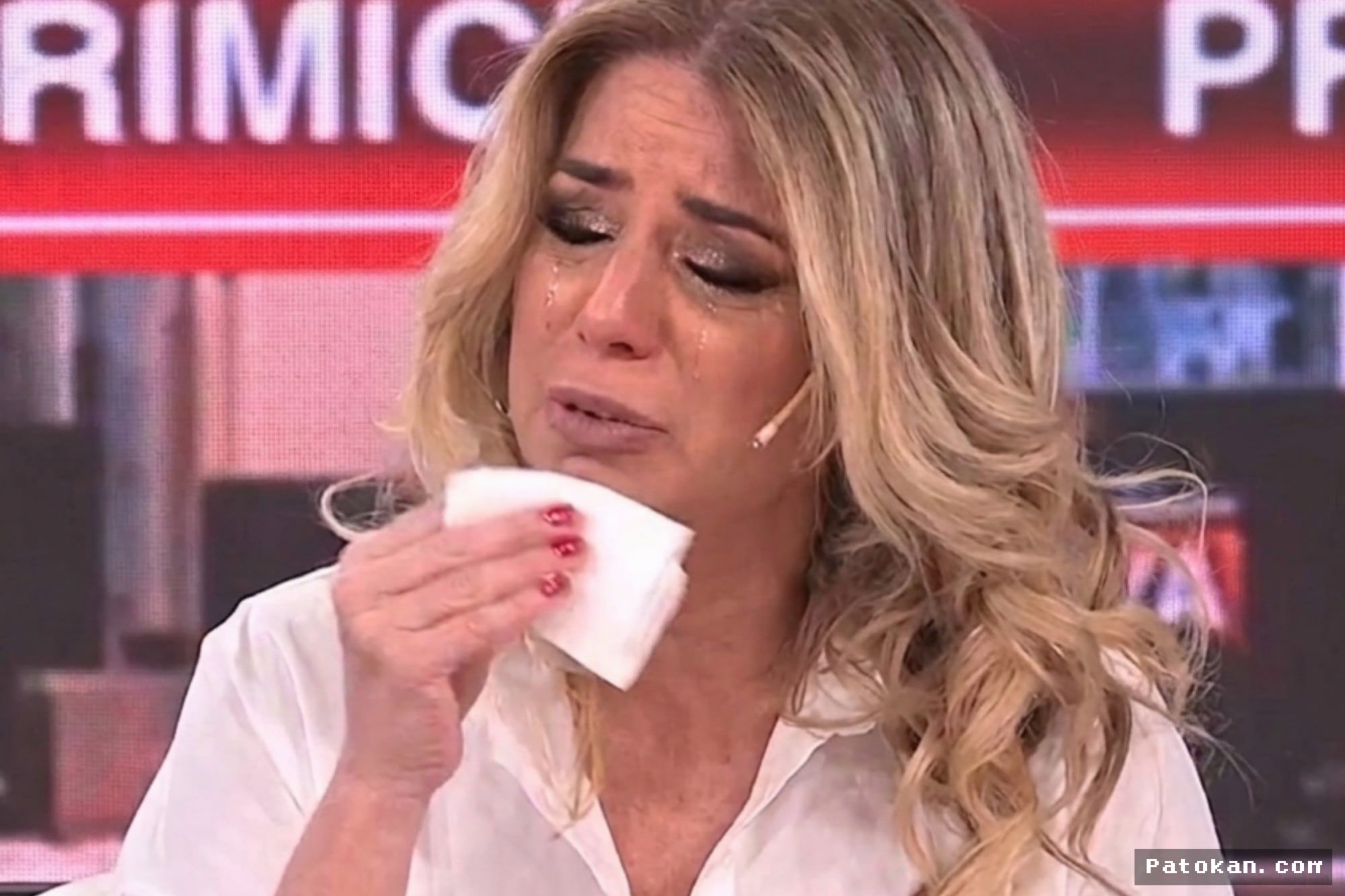 BUENOS AIRES — Marina Calabró Menangis Saat Mengenang Jurnalis Chiche Gelblung