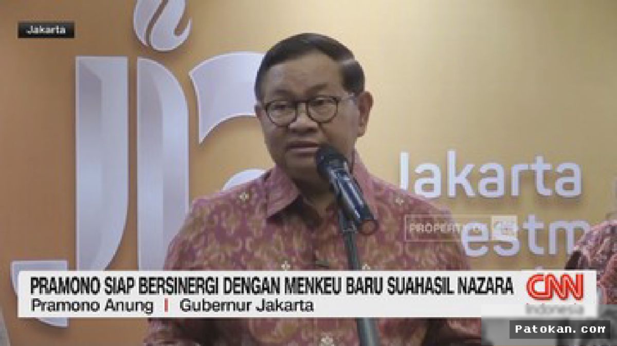 JAKARTA — Pramono Siap Bersinergi dengan Menkeu Baru Suahasil Nazara