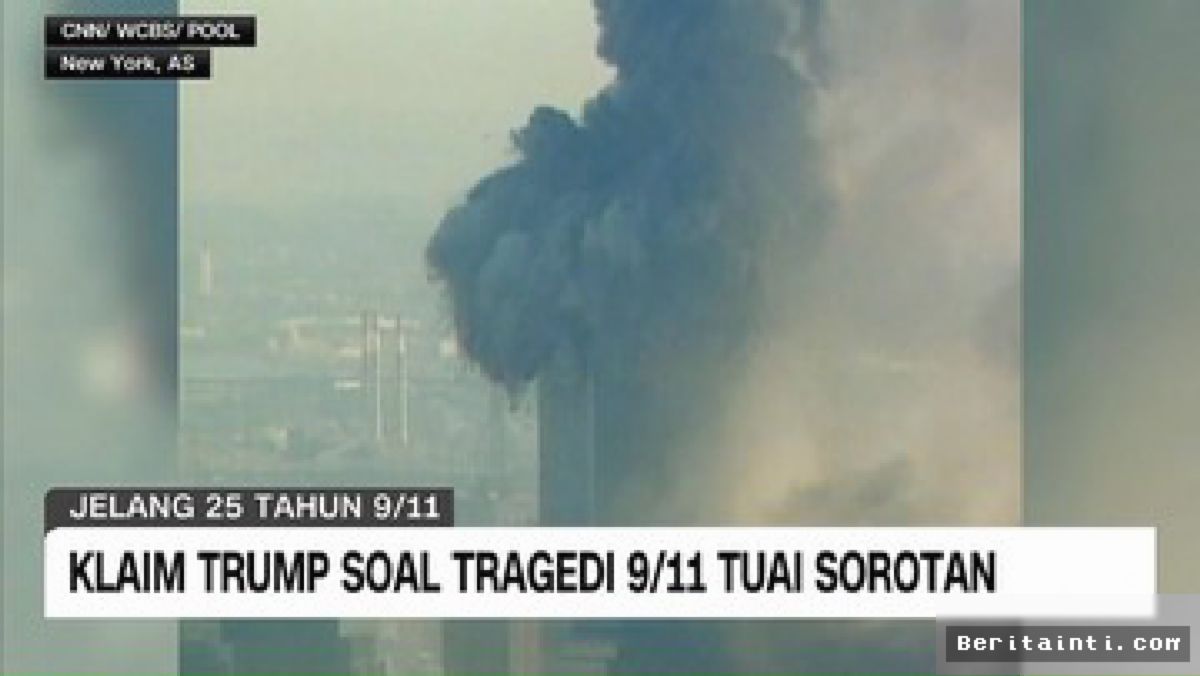 WASHINGTON — Klaim Trump Soal Tragedi 9/11 Menuai Sorotan Publik