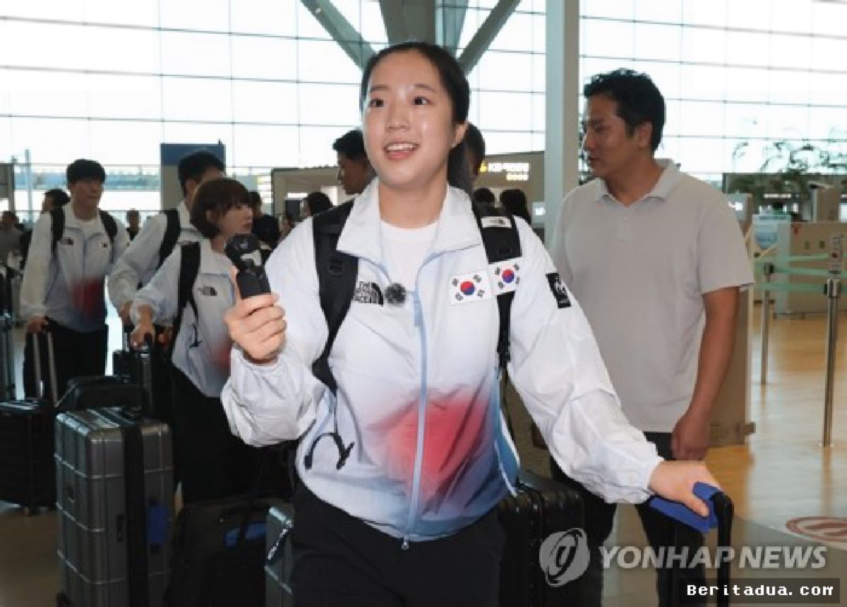 NAGOYA — Shin Yu-bin dan Atlet Dayung Pimpin Kontingen Korsel