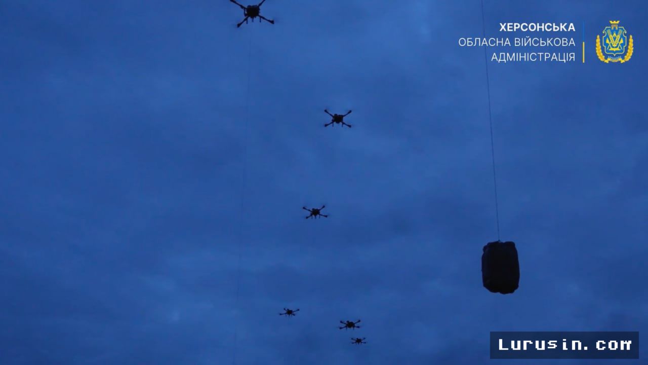 Oleshky — Ukraina Kirim Bantuan Makanan Lewat Drone ke Kota Teroccupasi