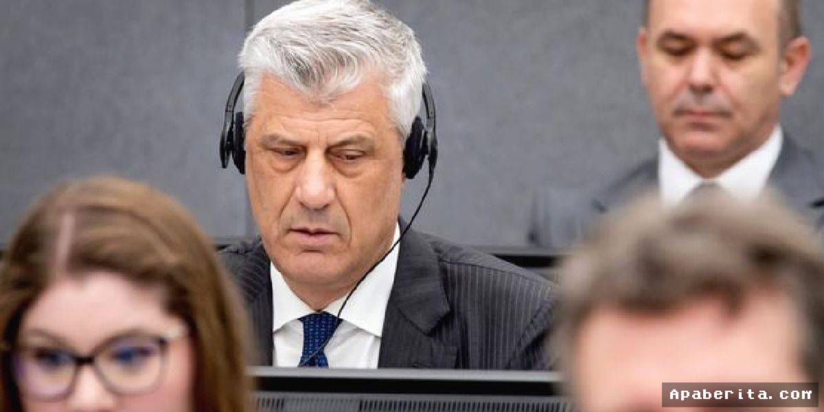 DEN HAAG — Mantan Presiden Kosovo Hashim Thaçi Divonis 25 Tahun Penjara