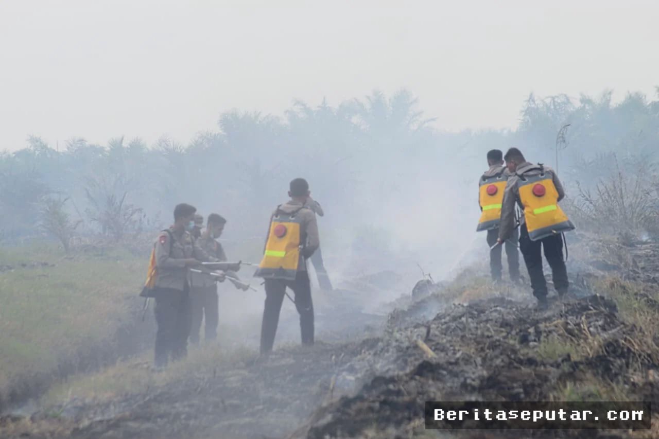 MUARO JAMBI — Karhutla 20 Hektare di Sungai Aur Ditangani Tim Gabungan