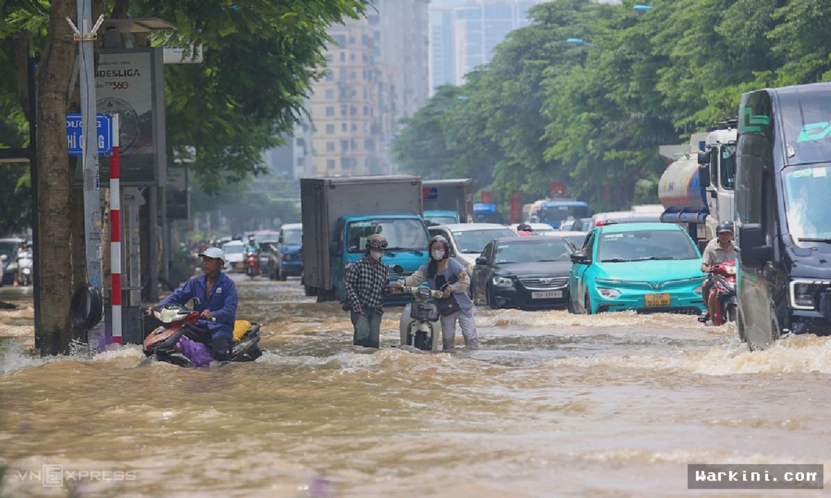 Hanoi Luncurkan Peta Banjir Real-Time di Aplikasi iHanoi