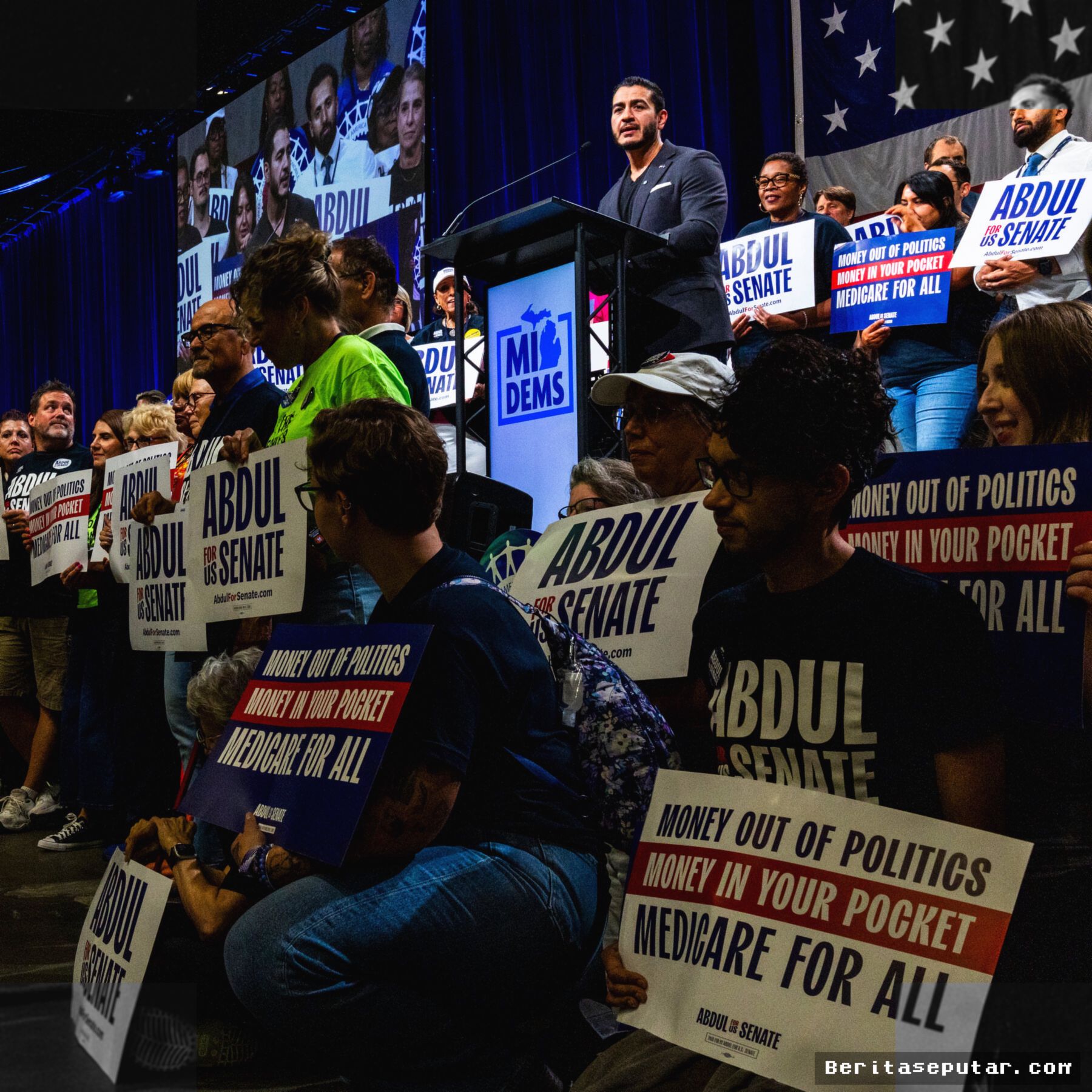 MICHIGAN — Demokrat Redam Perselisihan Demi Memenangkan Abdul El-Sayed