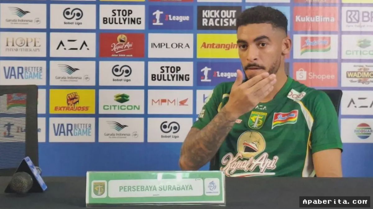 SURABAYA — Jefferson Silva Catat 12 Assist, Lini Depan Persebaya Semakin Tajam